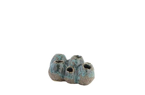 Planter Kiki grijsblauw D18x11 H8