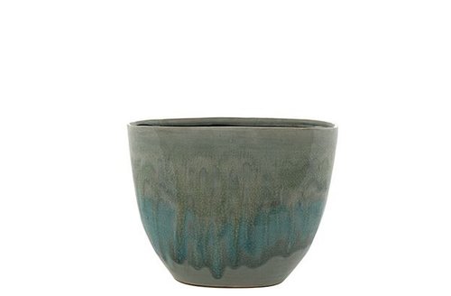 Planter Lara lichtblauw D27x11 H18