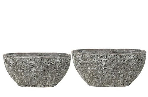 Planter Nero earth D58x29 H26