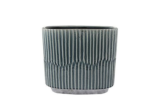 Planter Onno blauw D35x14 H22