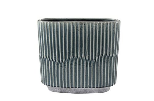 Planter Onno blauw D36x15 H33