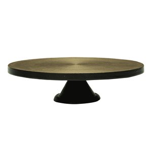 Plateau Brass antique - H 12 x D 47 cm - afbeelding 1