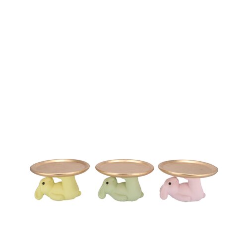 Plateau Paashaas Dreamy pastel - H 10 x B 15 cm