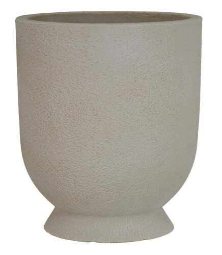 Platform pot - D40xH47cm Antiek wit