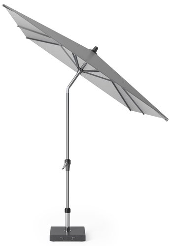 Platinum Middenstokparasol Riva 250 x 200 cm Lichtgrijs - afbeelding 2