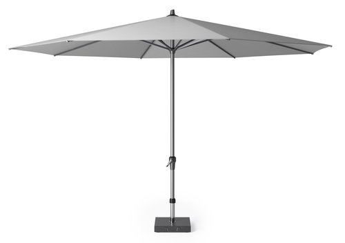 Platinum Middenstokparasol Riva Ø 400 cm Lichtgrijs - afbeelding 1