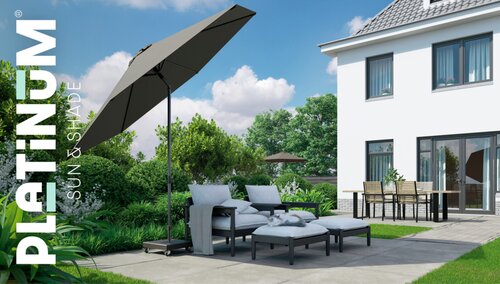 Platinum parasol Lisboa ø300 antraciet - afbeelding 3
