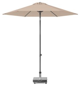 Platinum Stokparasol Lisboa Ø 250 cm Antraciet - afbeelding 2