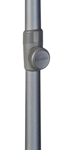 Platinum Stokparasol Lisboa Ø 250 cm Lichtgrijs - afbeelding 6