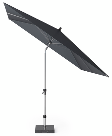 Platinum Stokparasol Riva 250x250 cm Antraciet - afbeelding 1