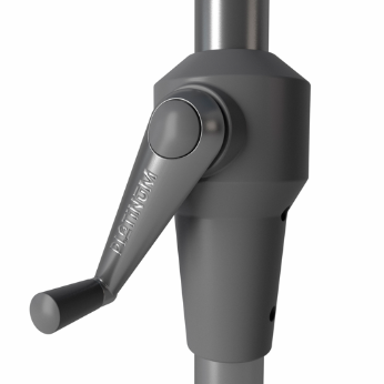 Platinum Stokparasol Riva Ø 400 cm Antraciet - afbeelding 3