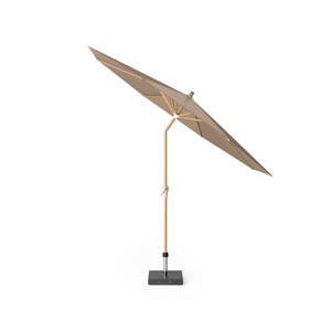 Platinum Stokparasol Riva Teak look Ø 300 cm Taupe - afbeelding 1