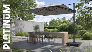 Platinum Sun & Shade vulbare parasolvoet Ceramica antraciet - 90 kg - afbeelding 4