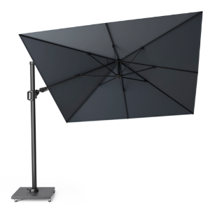 Platinum Zweefparasol Challenger T² 300x300 cm Antraciet - afbeelding 1