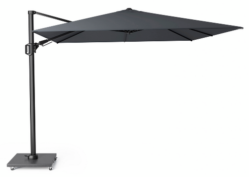 Platinum Zweefparasol Challenger T² 300x300 cm Antraciet - afbeelding 2