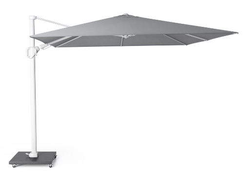 Platinum Zweefparasol Challenger T² White Premium 300x300 cm Manhattan - afbeelding 2