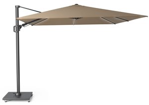 Platinum Zweefparasol Challenger T² 300 x 300 cm Taupe - afbeelding 1