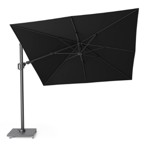 Platinum Zweefparasol Challenger T² 300x300 cm Zwart - afbeelding 1