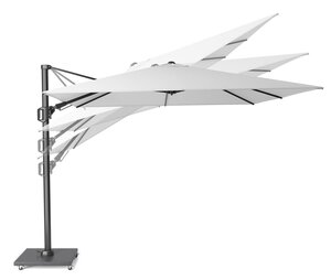 Platinum zweefparasol Challenger T² 300x300 antraciet - afbeelding 7
