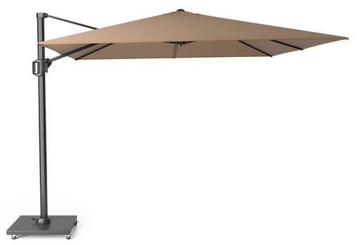 Platinum zweefparasol Challenger T¹ 300x300 taupe - afbeelding 1