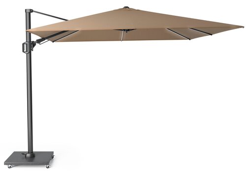 Platinum zweefparasol Challenger T² 300x300 taupe - afbeelding 2