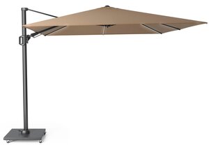 Platinum zweefparasol Challenger T² 300x300 taupe - afbeelding 2
