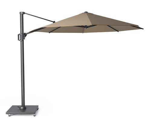 Platinum Zweefparasol Challenger T¹ Ø 350 cm Taupe - afbeelding 1