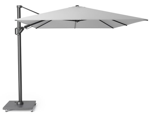 Platinum Zweefparasol Platinum Challenger T² 350x260 lichtgrijs - afbeelding 1