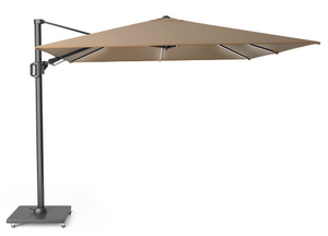Platinum Zweefparasol Challenger T² Glow 300x300 cm Taupe - afbeelding 2