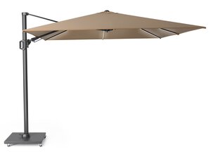 Platinum zweefparasol Challenger T² Glow 300x300 taupe - afbeelding 3