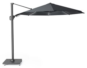 Platinum zweefparasol Challenger T² Glow ø350 antraciet