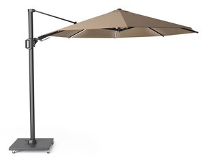 Platinum zweefparasol Challenger T² Glow ø350 taupe - afbeelding 2