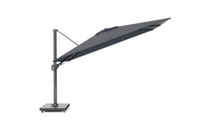 Platinum Zweefparasol Challenger T² Premium 260x350 cm Faded Black - afbeelding 2