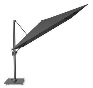 Platinum Zweefparasol Platinum Challenger T¹ Premium 300 x 300 cm Faded black - afbeelding 2