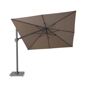 Platinum zweefparasol Challenger T² premium 300x300 Havana - afbeelding 2