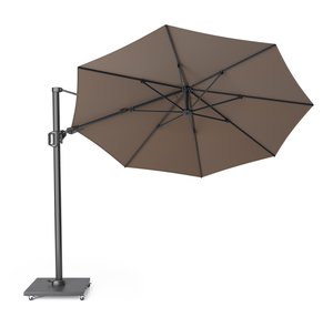 Platinum Zweefparasol Challenger T² Premium Ø 350 cm Havana - afbeelding 2