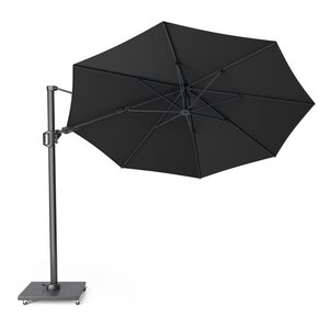 Platinum zweefparasol Challenger T² premium ø350 Faded black - afbeelding 1