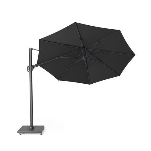 Platinum zweefparasol Challenger T² premium ø350 Faded black - afbeelding 2
