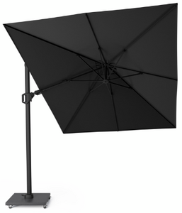 Platinum Zweefparasol Challenger T² Premium 350x260 cm Jet Black - afbeelding 1