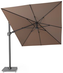 Platinum zweefparasol Challenger T² premium 350x260 Havana