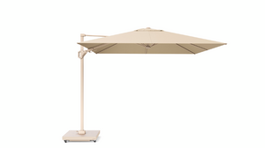Platinum Zweefparasol Challenger T² Sandstone Premium 300x300 cm Champagne - afbeelding 2