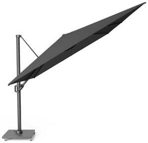 Platinum Zweefparasol Challenger T¹ Premium 400x300 cm Faded Black - afbeelding 2