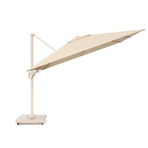 Platinum zweefparasol Challenger T² Sandstone frame, 300x300 Champagne - afbeelding 2