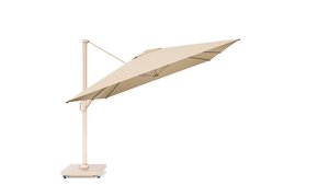 Platinum zweefparasol Challenger T¹ Sandstone frame, 400x300 Champagne - afbeelding 3