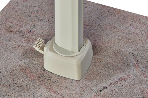 Platinum zweefparasol Challenger T¹ Sandstone frame, 400x300 Champagne - afbeelding 8