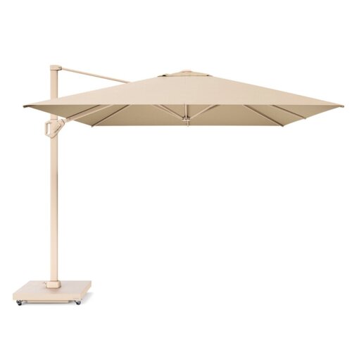 Platinum zweefparasol Challenger T¹ Sandstone frame, 400x300 Champagne - afbeelding 1