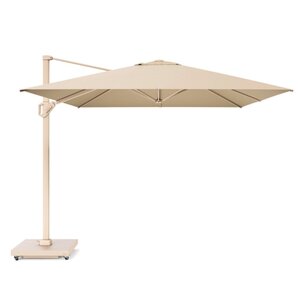 Platinum zweefparasol Challenger T¹ Sandstone frame, 400x300 Champagne - afbeelding 1
