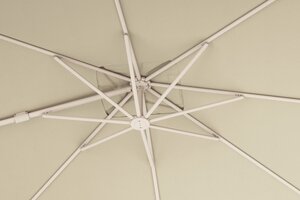 Platinum Zweefparasol Nexus T² Champagne Vierkant 300 x 300 cm - afbeelding 8