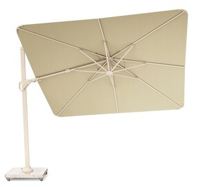 Platinum Zweefparasol Nexus T² Champagne Vierkant 300 x 300 cm - afbeelding 1
