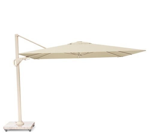 Platinum Zweefparasol Nexus T² Champagne Vierkant 300 x 300 cm - afbeelding 2